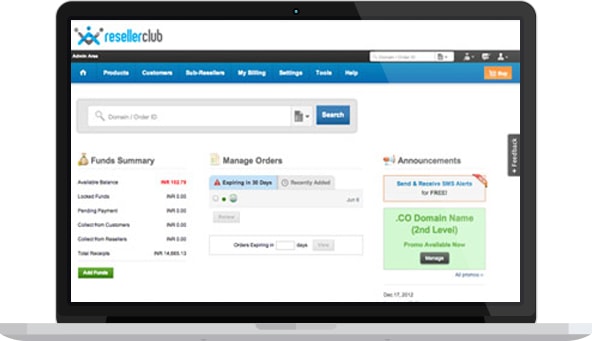 User Friendly Control Panel